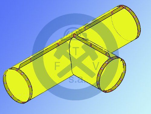 T de Ventilación Soplante